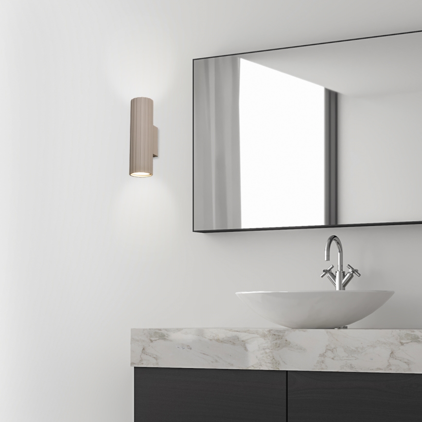 Brilagi - Stensko svetilo CRISPINA 2xGU10/10W/230V 20 cm bež