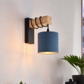 BRILAGI - Stensko svetilo NUBILA 1xE27/60W/230V rjava/črna/temno modra