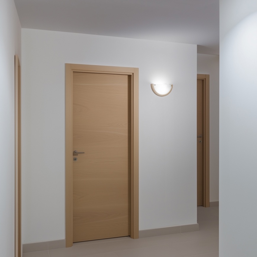 Brilagi - Stensko svetilo ORBIS 1xE27/60W/230V 30 cm borovica