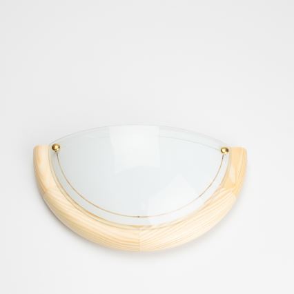 Brilagi - Stensko svetilo ORBIS 1xE27/60W/230V 30 cm borovica