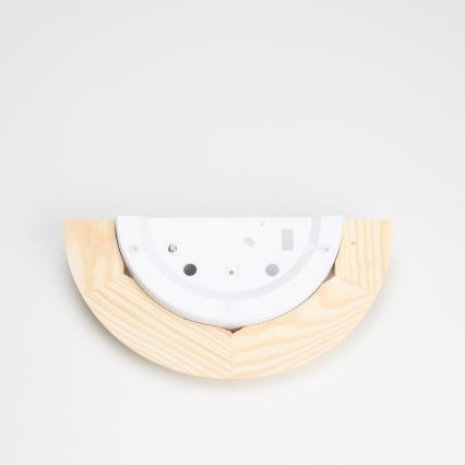 Brilagi - Stensko svetilo ORBIS 1xE27/60W/230V 30 cm borovica