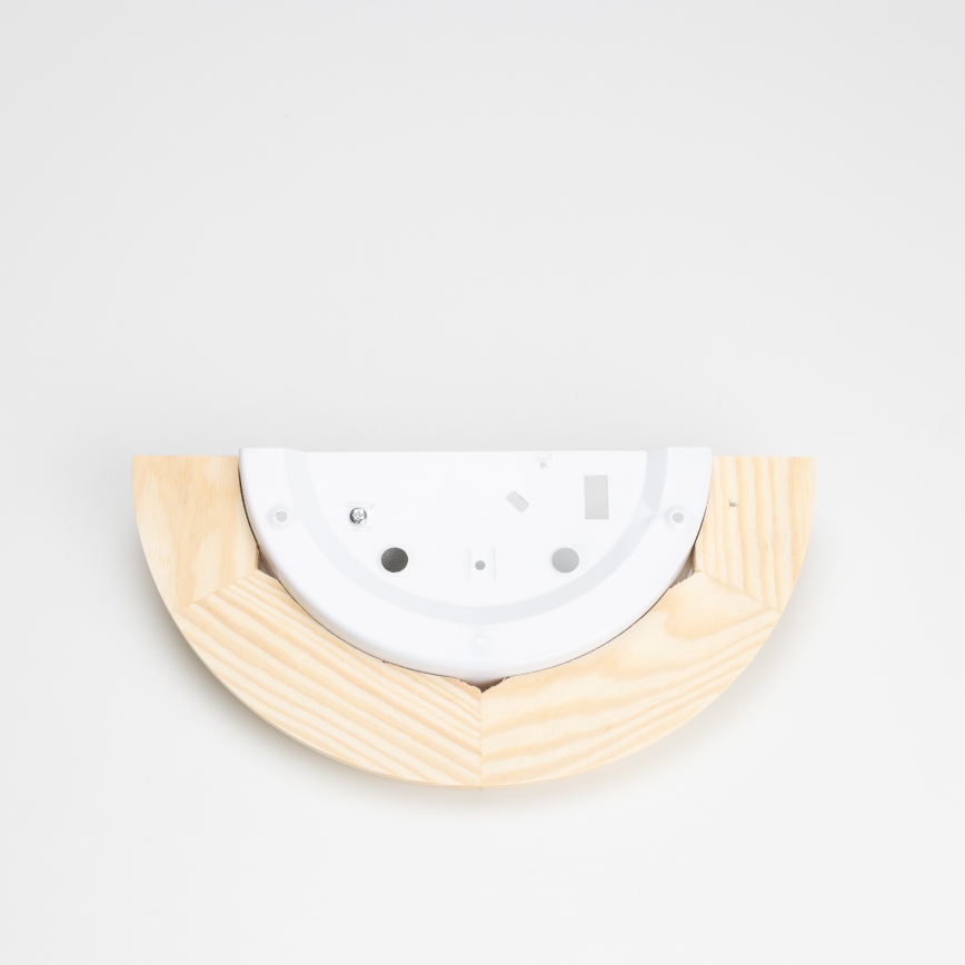 Brilagi - Stensko svetilo ORBIS 1xE27/60W/230V 30 cm borovica