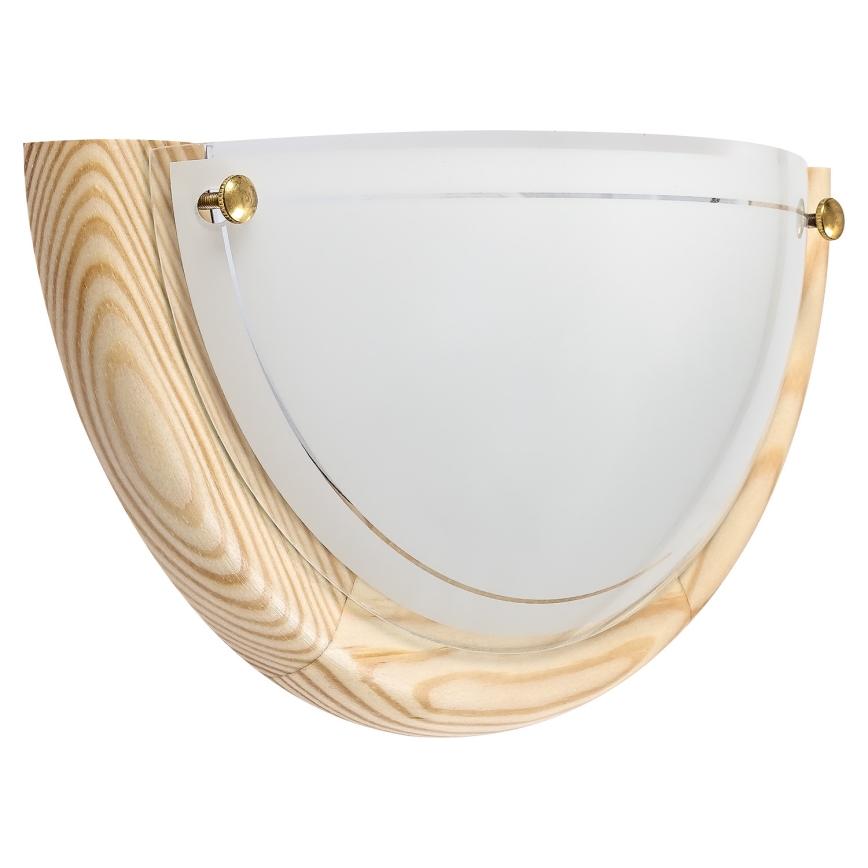 Brilagi - Stensko svetilo ORBIS 1xE27/60W/230V 30 cm borovica