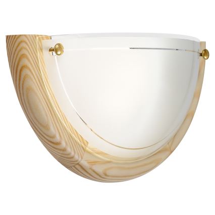 Brilagi - Stensko svetilo ORBIS 1xE27/60W/230V 30 cm borovica