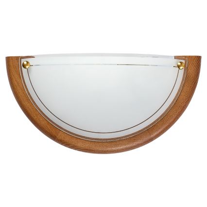 Brilagi - Stensko svetilo ORBIS 1xE27/60W/230V 30 cm borovica