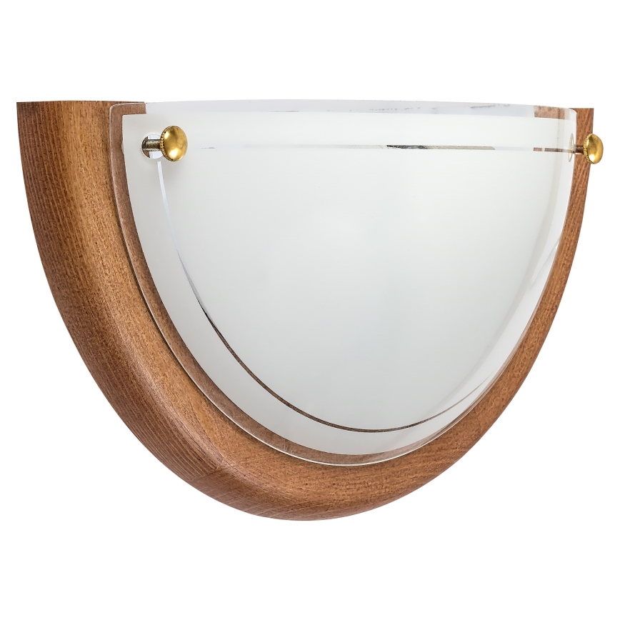 Brilagi - Stensko svetilo ORBIS 1xE27/60W/230V 30 cm borovica