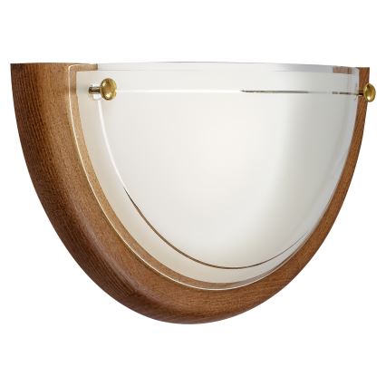 Brilagi - Stensko svetilo ORBIS 1xE27/60W/230V 30 cm borovica