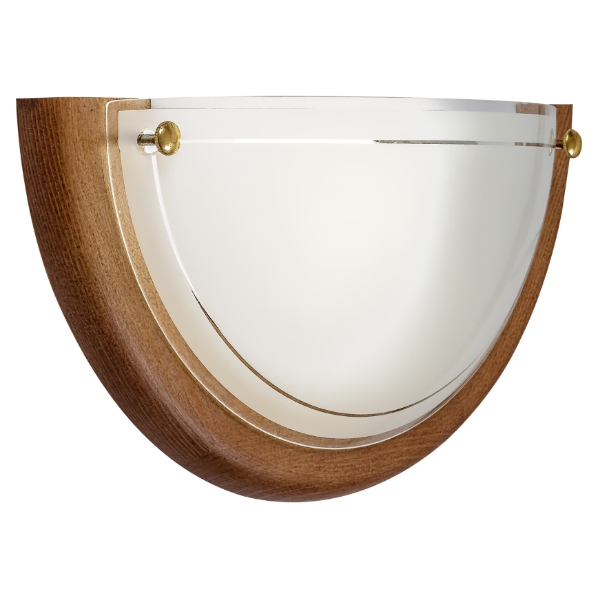 Brilagi - Stensko svetilo ORBIS 1xE27/60W/230V 30 cm borovica