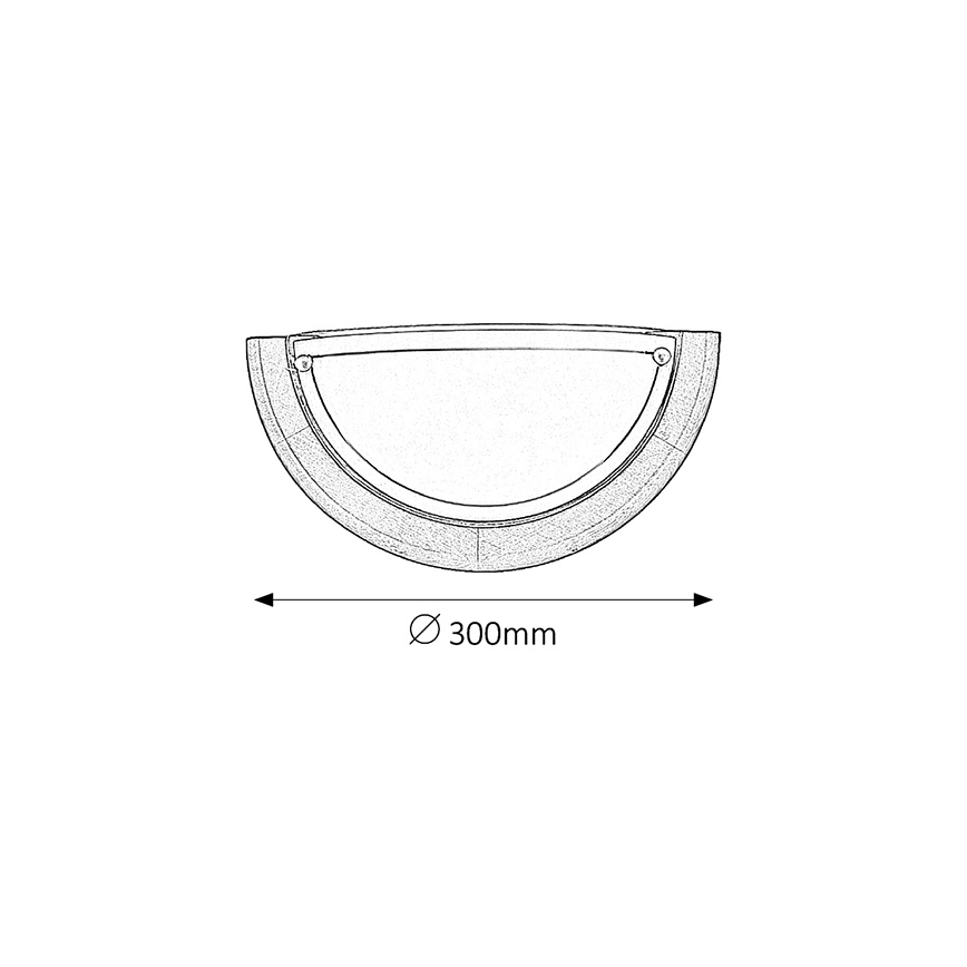 Brilagi - Stensko svetilo ORBIS 1xE27/60W/230V 30 cm borovina/hrast