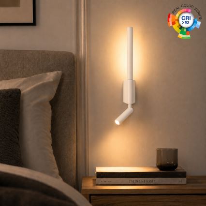 Brilagi - Stensko točkovno LED svetilo VIXON LED/3W/230V + LED/5W bela CRI 90