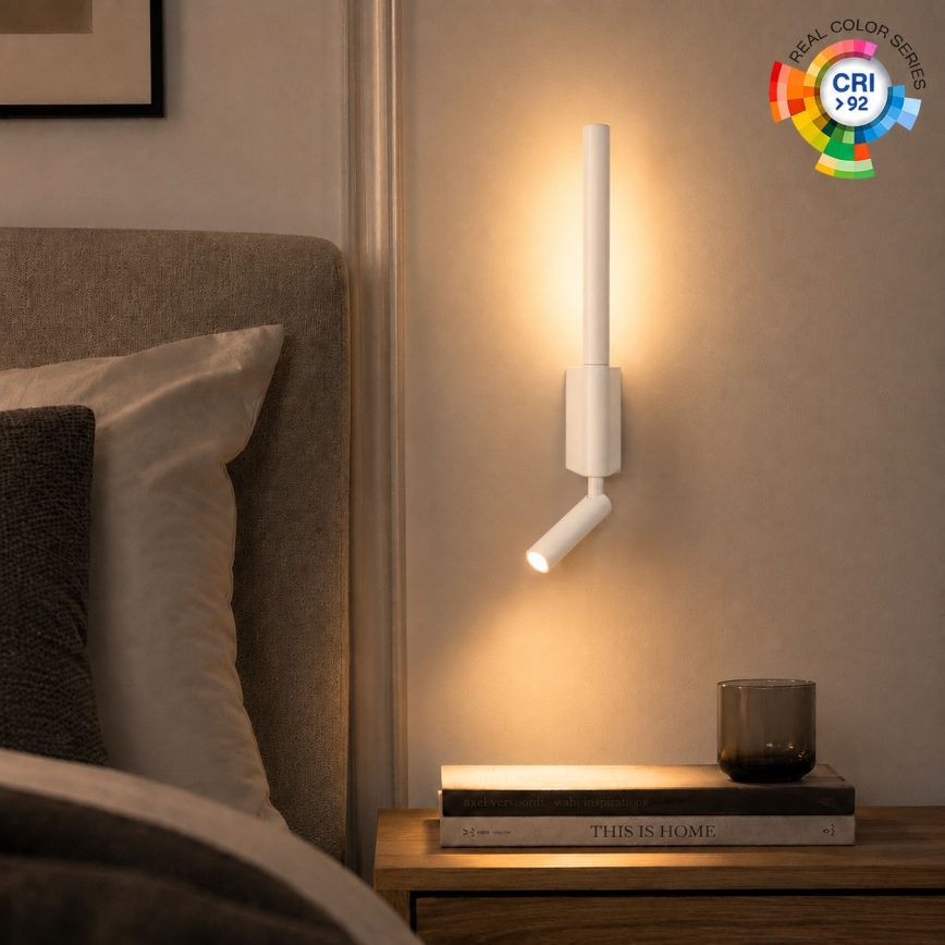 Brilagi - Stensko točkovno LED svetilo VIXON LED/3W/230V + LED/5W bela CRI 90