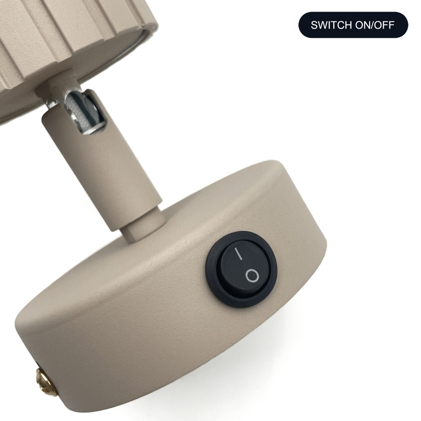 Brilagi - Stensko točkovno svetilo CRISPINA 1xGU10/10W/230V bež