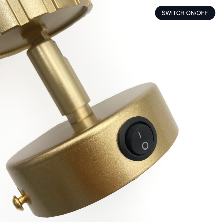 Brilagi - Stensko točkovno svetilo CRISPINA 1xGU10/10W/230V zlato