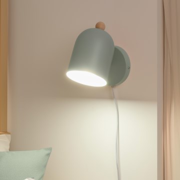 Brilagi - Stensko točkovno svetilo GALLION 1xE27/15W/230V zeleno