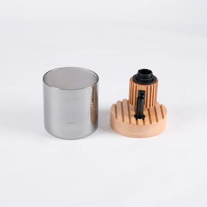 Brilagi - Stensko točkovno svetilo HYGGE 1xE14/15W/230V les/dimno