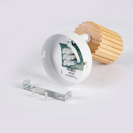 Brilagi - Stensko točkovno svetilo MODERN WOOD 1xGU10/8W/230V les/bela