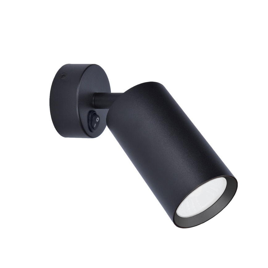 Brilagi - Stensko točkovno svetilo s stikalom SELE 1xGU10/30W/230V črna