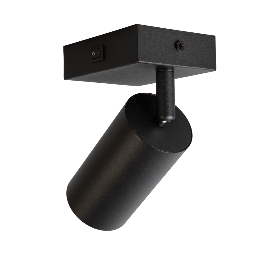 Brilagi - Stensko reflektorsko svetilo s stikalom SELE 1xGU10/30W/230V črna