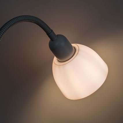 Brilagi - Stoječa svetilka ARIANA 1xE27/100W/230V + 1xE14/25W bela