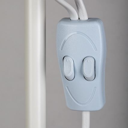 Brilagi - Stoječa svetilka ARIANA 1xE27/100W/230V + 1xE14/25W bela