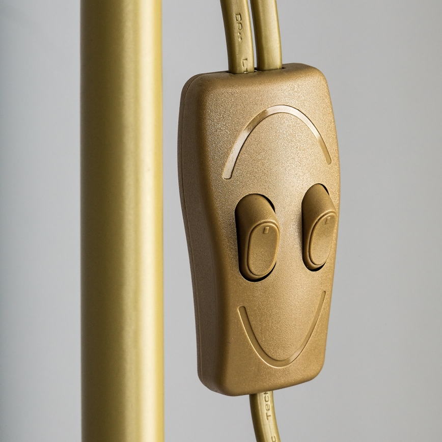 Brilagi - Stoječa svetilka ARIANA 1xE27/100W/230V + 1xE14/25W zlata