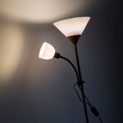 Brilagi - Stoječa svetilka ARIANA 1xE27/100W/230V + 1xE14/25W zlata