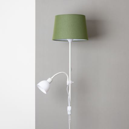 Brilagi - Stoječa svetilka CERIA 1xE27/100W/230V + 1xE14/25W bela/zelena