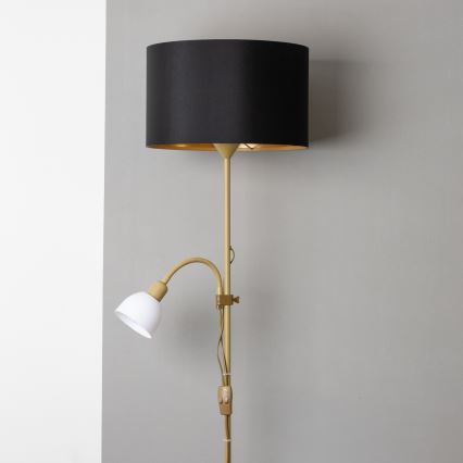 Brilagi - Stoječa svetilka CERIA 2 v 1 1xE27/100W/230V + 1xE14/25W zlata/črna