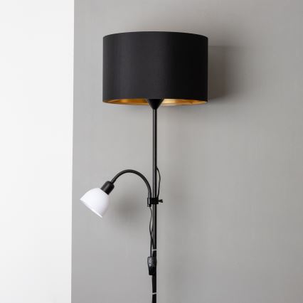Brilagi - Stoječa svetilka CERIA 2v1 1xE27/100W/230V + 1xE14/25W črna
