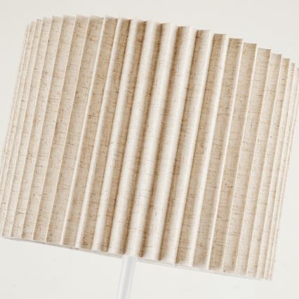 Brilagi - Stoječa svetilka NORDIC WAVE 1xE27/15W/230V lan/bela