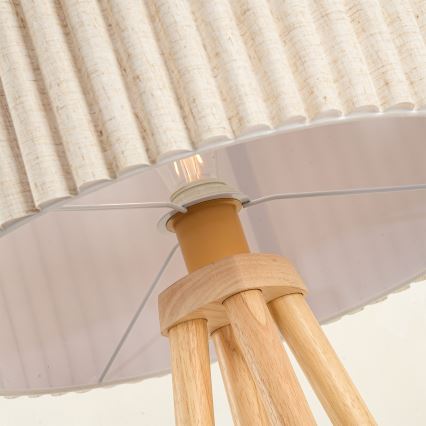 Brilagi - Stoječa svetilka NORDIC WAVE 1xE27/15W/230V les/lan