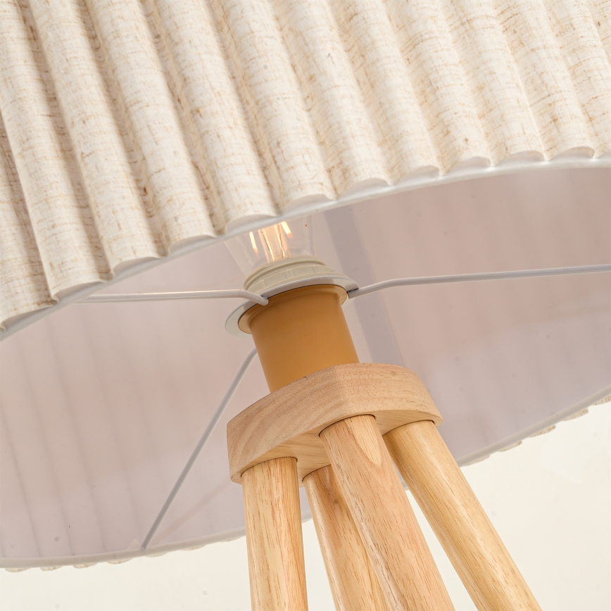 Brilagi - Stoječa svetilka NORDIC WAVE 1xE27/15W/230V les/lan