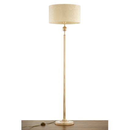 Brilagi - Stoječa svetilka SAPHIRE 1xE27/15W/230V kremna/zlata/patina