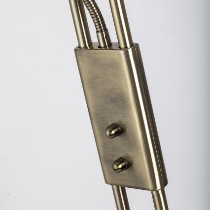 Brilagi - Stoječa svetilka SCARLETT z možnostjo zatemnitve 1xR7s/230W/230V + 1xG9/40W bronasta