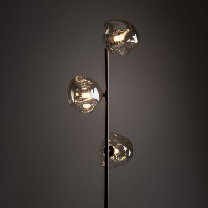 Brilagi - Stoječa svetilka VULCANO 3xG9/8W/230V rjava/dimno bež