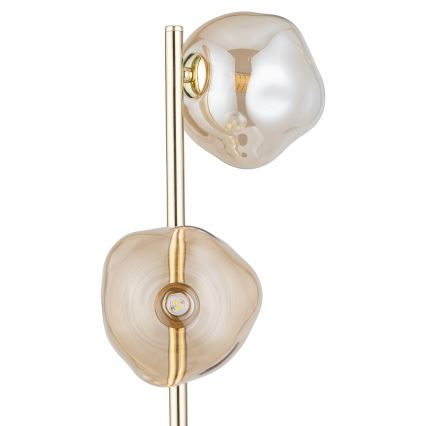 Brilagi - stoječa svetilka VULCANO 3xG9/8W/230V zlata/dimna bež