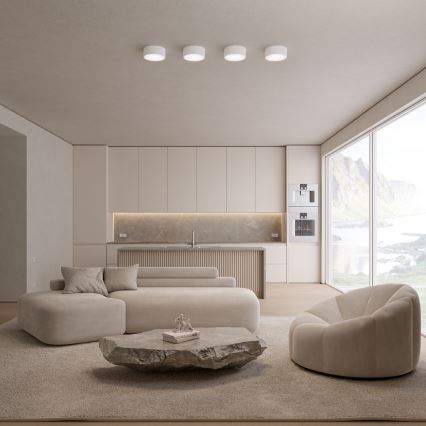 Brilagi - LED RGBW zatemnljivo kopalniško stropno svetilo CLARE 1xE27/9W/230V 2700-6500K premer 20 cm IP54 Wi-Fi bela