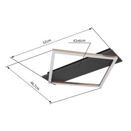 Brilagi - stropna LED svetilka AXIS LED/18W/230V