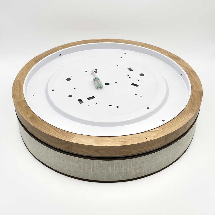 Brilagi - stropna LED svetilka BELLADONNA LED/36W/230V Ø 50 cm kremna/hrast