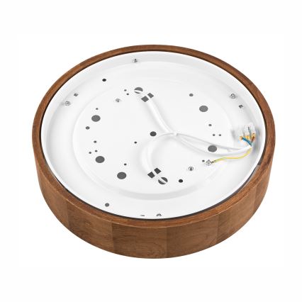 Brilagi - stropna LED svetilka CARVALHO 2xE27/15W/230V, hrast/češnja, premer 37 cm
