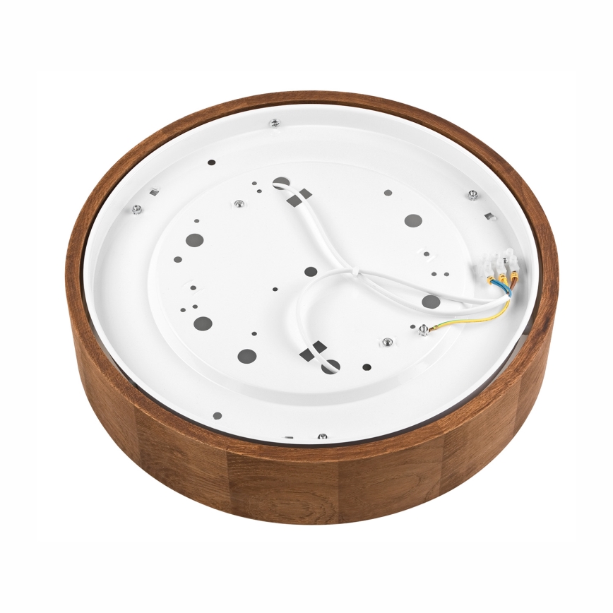 Brilagi - stropna LED svetilka CARVALHO 2xE27/15W/230V, hrast/češnja, premer 37 cm