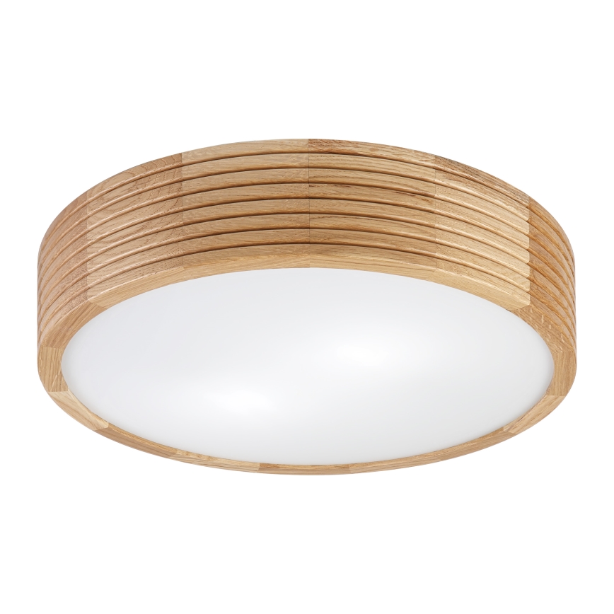 Brilagi - stropna LED svetilka CARVALHO MODERN 2xE27/60W/230V, Ø 37,5 cm, hrast