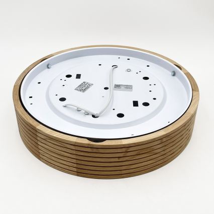 Brilagi - stropna LED svetilka CARVALHO MODERN 2xE27/60W/230V, Ø 37,5 cm, hrast