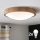 Brilagi - Stropna LED svetilka CARVALHO SLIM 2xE27/15W/230V hrast Ø 37 cm