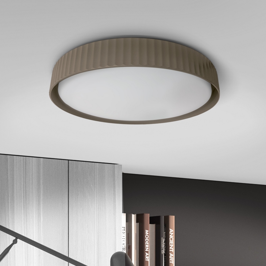 Brilagi - stropna LED svetilka LUCIA, 24 W, 230 V, premer 31 cm, taupe