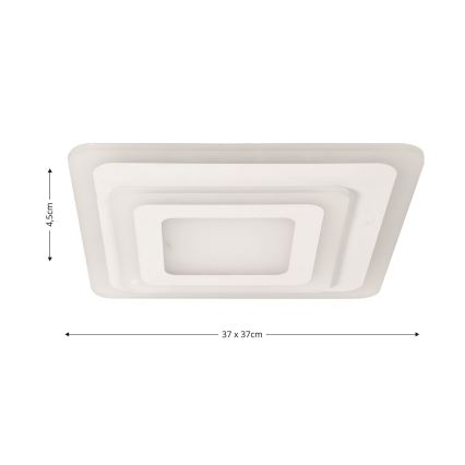 Brilagi - Zatemnljivo LED stropno svetilo MODERN MINI LED/65W/230V 3000-6000K 37x37 cm + z daljinskim upravljalnikom