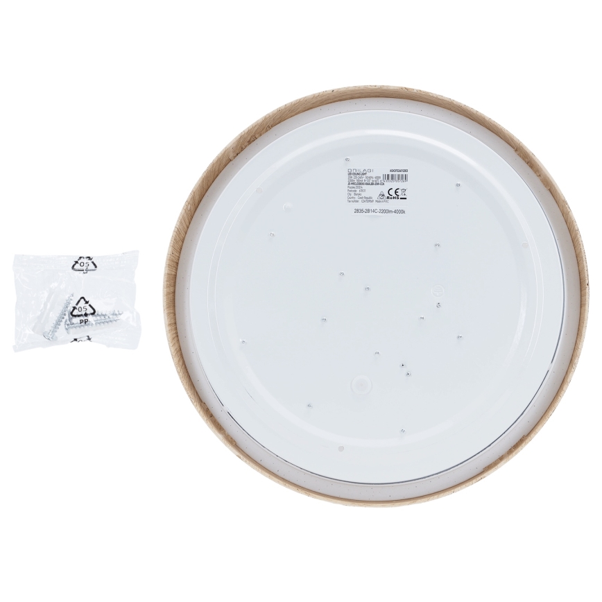 Brilagi - stropna LED svetilka NATURA, 20 W, 230 V, 3000 K, Ø 33,7 cm
