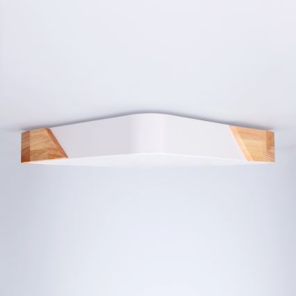 Brilagi - stropna LED svetilka PILANA LED/24W/230V hrast/bela 32x32 cm