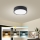 Brilagi - stropna LED svetilka POOL, 18 W, 230 V, 3000/4000/6000 K, Ø 20 cm, črna