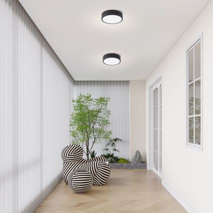 Brilagi - stropna LED svetilka POOL, 18 W, 230 V, 3000/4000/6000 K, Ø 20 cm, črna